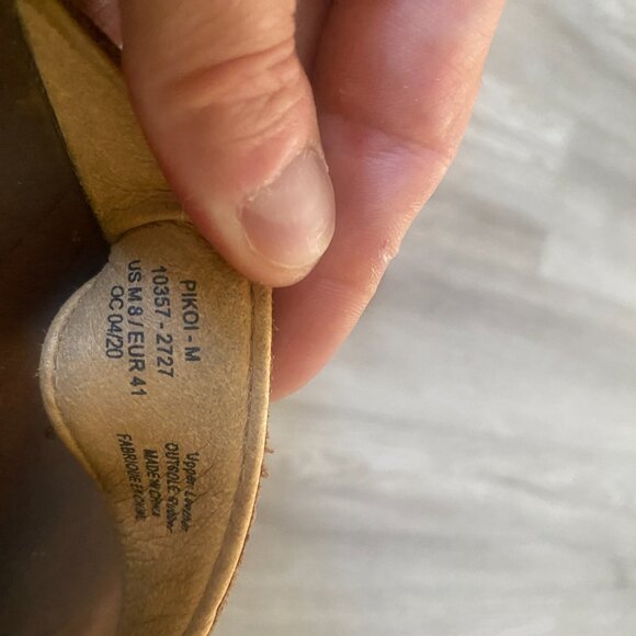 OluKai Pikoi Sz. 8 Men's Brown Leather Sandals Flip Flops - Picture 5 of 7